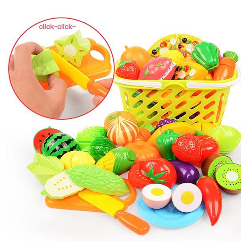Kitchen Appliances Kids - مجموعة ألعاب تقطيع الفواكه والخضروات للأطفال،
