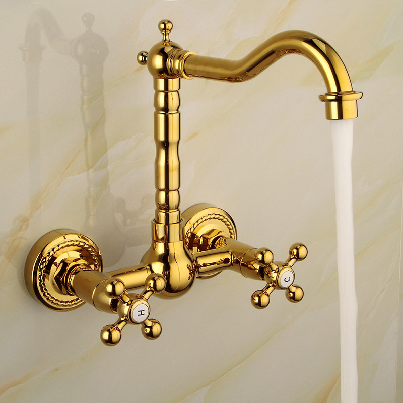 Kitchen Appliances Luxury - لون الذهب النحاس بالوعة صنبور للحمام