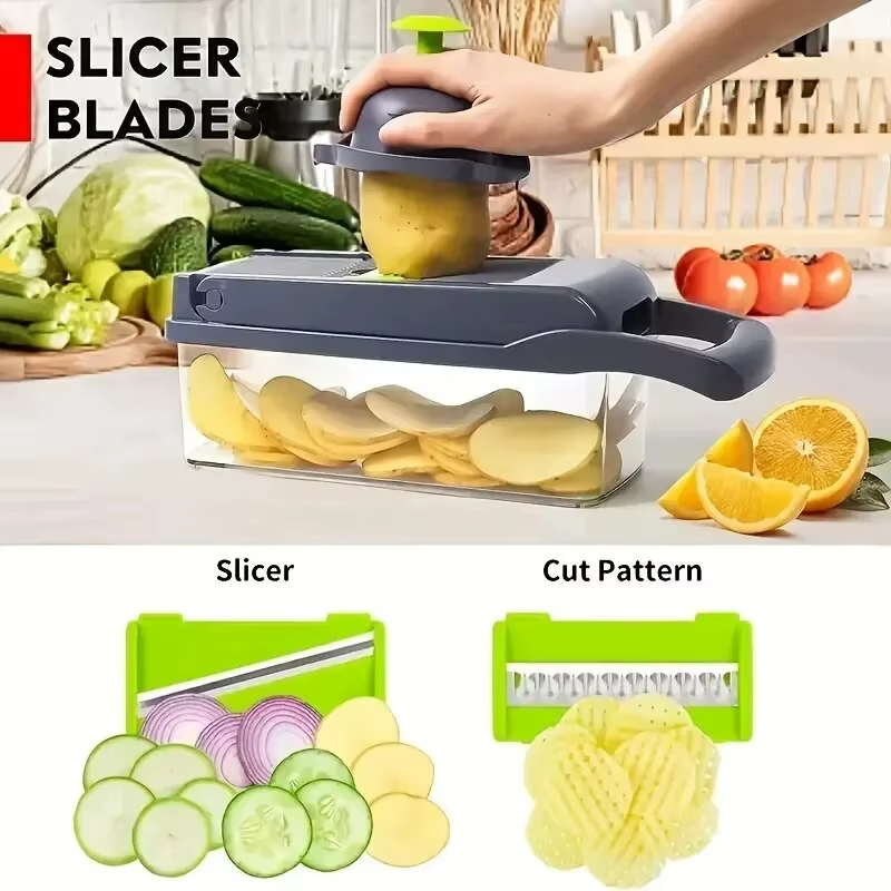 Kitchen Appliances Luxury - قطاعة خضروات فاخرة - ملحقات متعددة