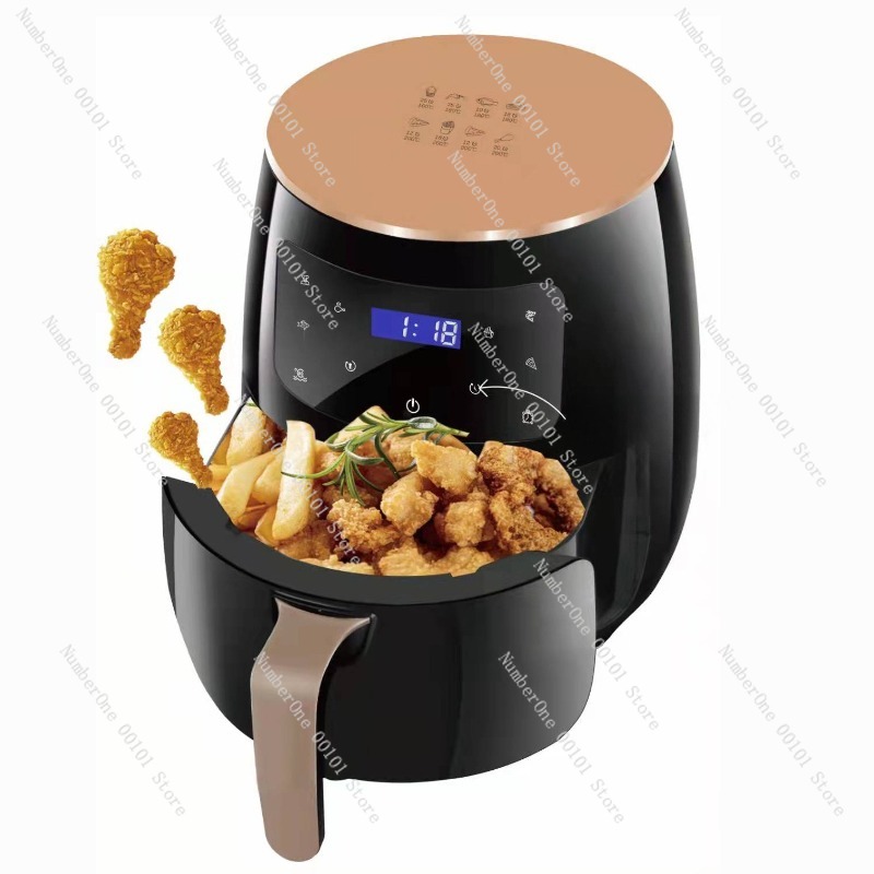 Kitchen Appliances Large - مقلاة هوائية سعة 6 لتر، مقلاة
