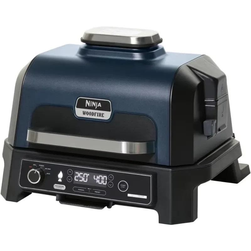 شواية وسموكر خارجي 4 في 1 من و - مراجعة Electric Smoker Bbq وسعره