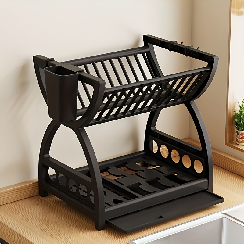 رف تجفيف أطباق موفر للمساحة بط - مراجعة Kitchen Appliances Storage وسعره