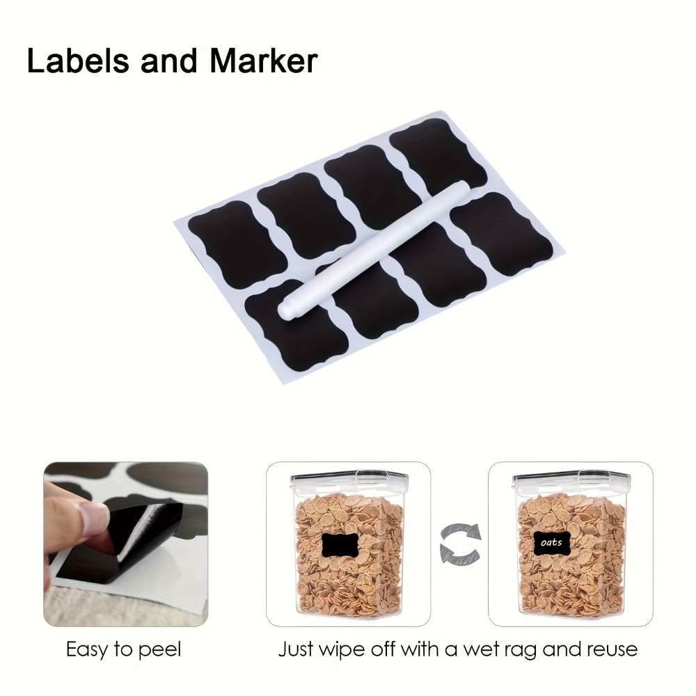 24 قطعة من حاويات تخزين الطعام - مراجعة Kitchen Appliances Organizer وسعره