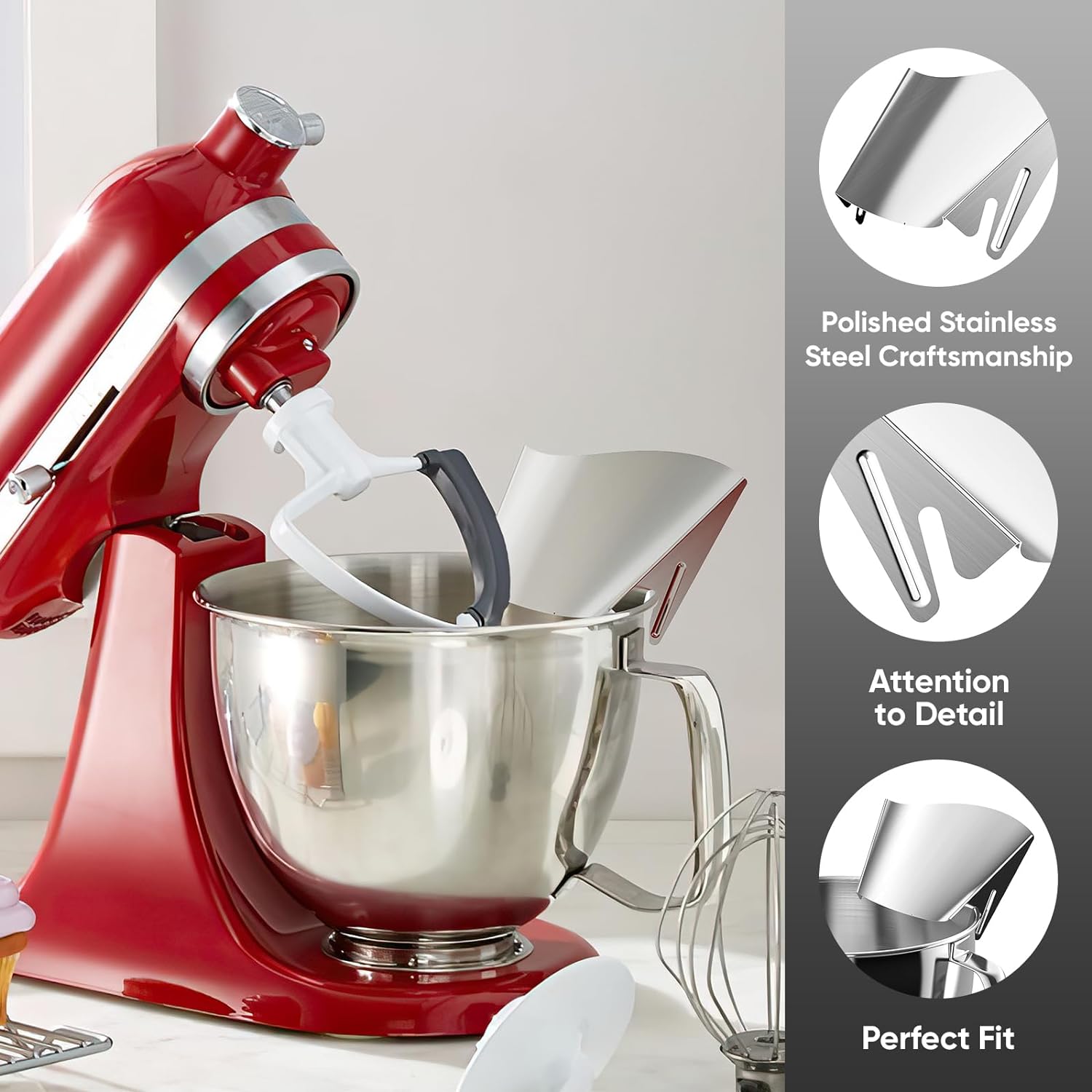 مزلقة صب لخلاط حامل كيتشن إيد، - مراجعة Kitchen Appliances Sales وسعره