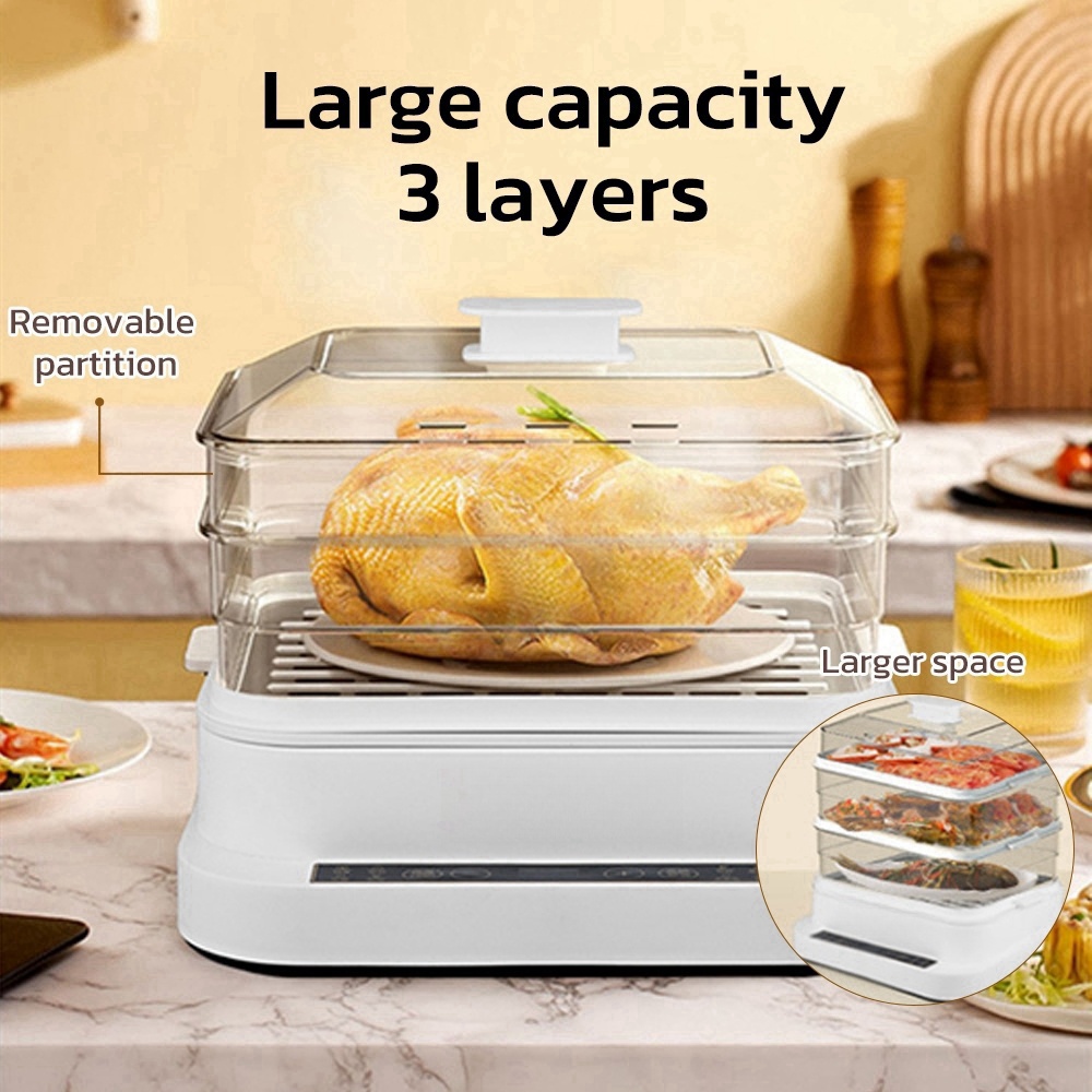 جهاز بخار كهربائي ذكي سعة 32 ل - مراجعة Kitchen Appliances Large وسعره