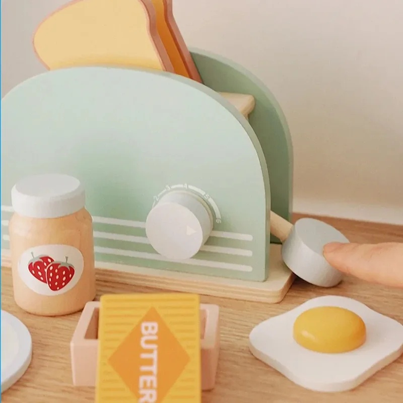 لعبة محمصة خبز خشبية للأطفال،  - مراجعة Kitchen Appliances Kids وسعره