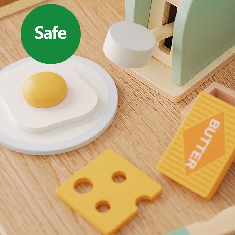 لعبة محمصة خبز خشبية للأطفال،  - مراجعة Kitchen Appliances Kids وسعره