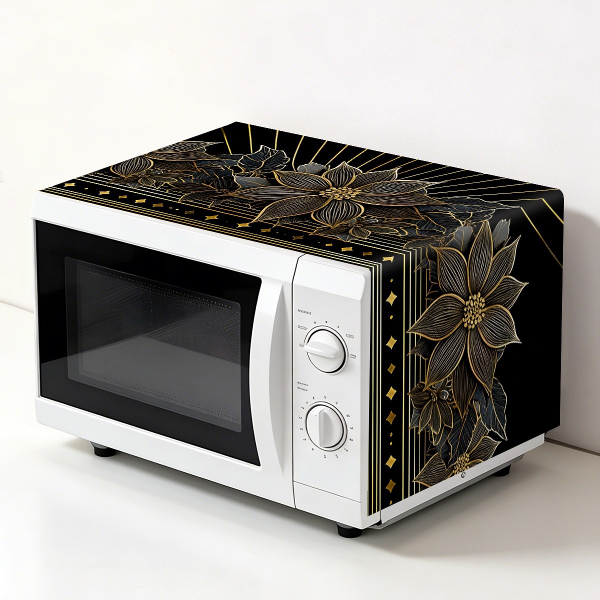 غطاء واقي فاخر للميكروويف بنقش - مراجعة Kitchen Appliances Luxury وسعره