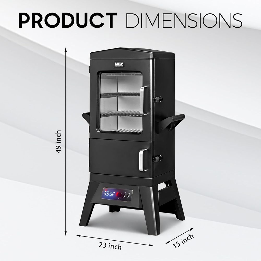مدخنة كهربائية كبيرة السعة للش - مراجعة Electric Smoker Bbq وسعره