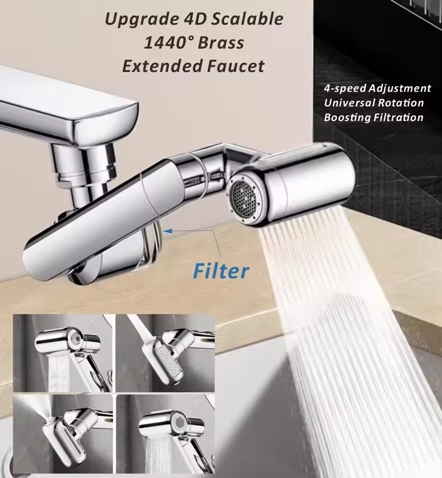 نيو ميتال 1440 °   صنبور مطبخ  - مراجعة Kitchen Appliances Unit وسعره