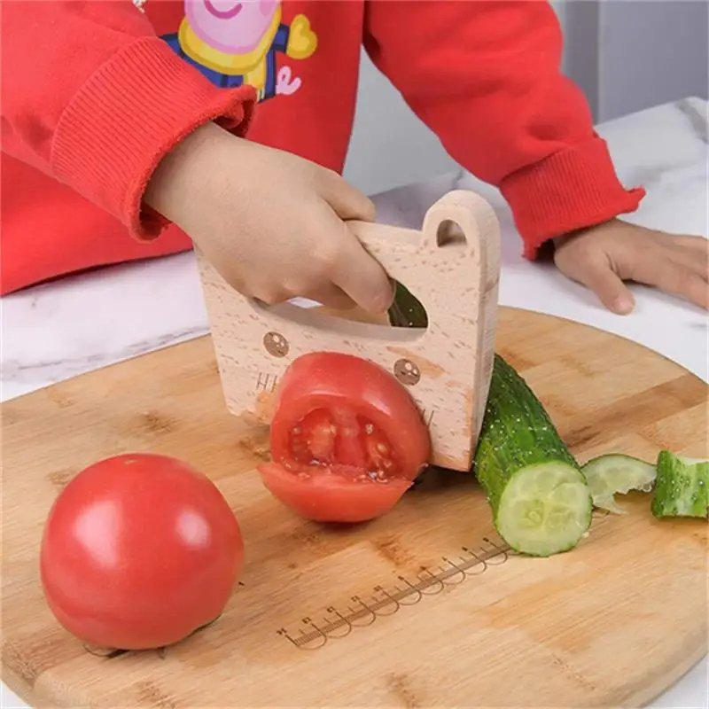 سكين خشبي للأطفال لطيف الأسماك - مراجعة Kitchen Appliances Kids وسعره