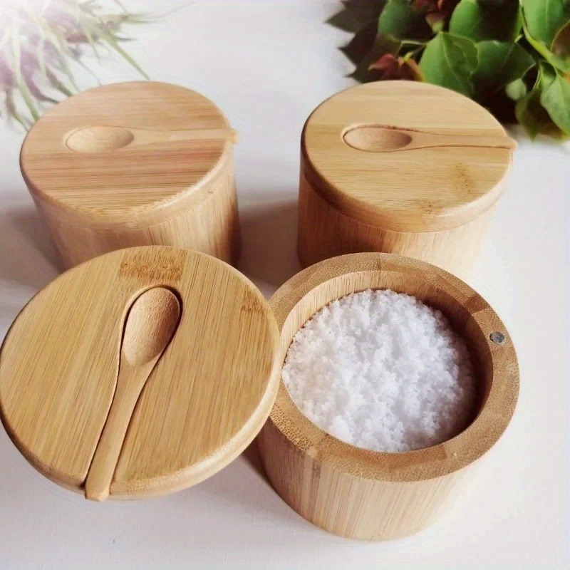 مجموعة أوعية توابل من الخيزران - مراجعة Kitchen Appliances Organizer وسعره
