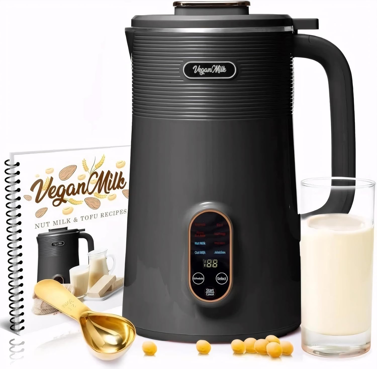 جهاز صنع حليب النباتات 8 في 1: - مراجعة Soy Milk Maker وسعره