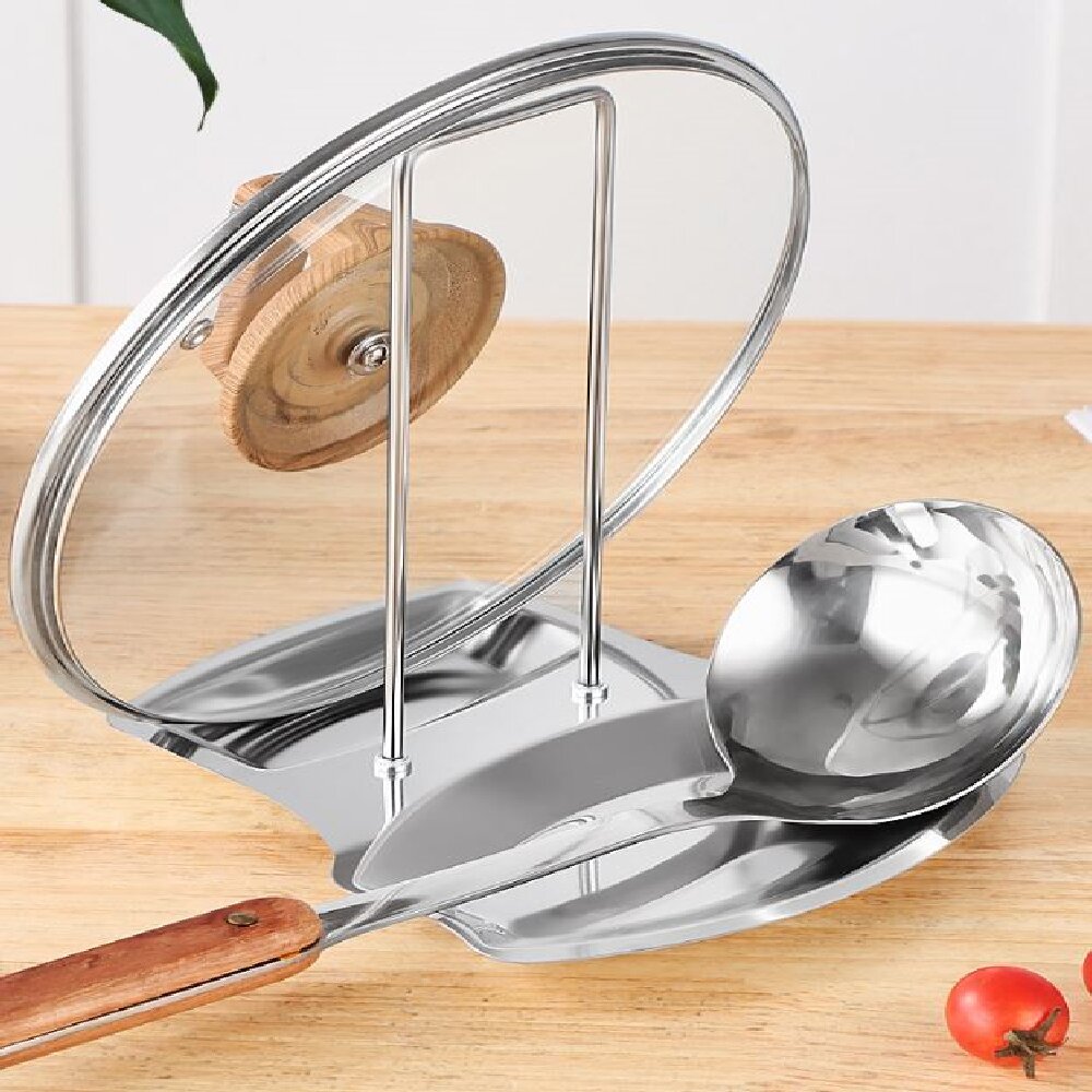 حامل غطاء القدر من الفولاذ الم - مراجعة Kitchen Appliances Storage وسعره