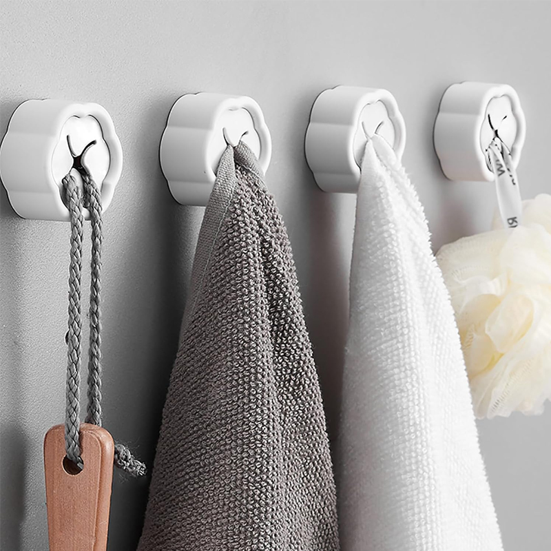 6 قطع حامل مناشف ذاتي اللصق بد - مراجعة Kitchen Appliances Organizer وسعره