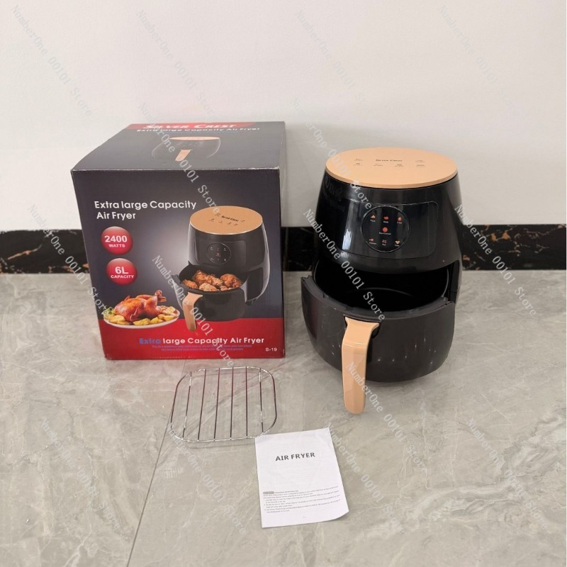 مقلاة هوائية سعة 6 لتر، مقلاة  - مراجعة Kitchen Appliances Large وسعره